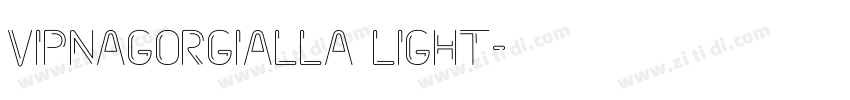 Vipnagorgialla Light字体转换